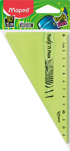Trīsstūris MAPED Twist'n Flex  60/150mm mīksts