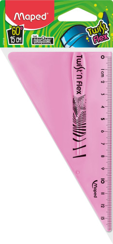 Trīsstūris MAPED Twist'n Flex  60/150mm mīksts