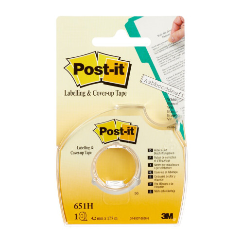 Korekcijas līmlente 3M 4.21mm x 17.7m balta