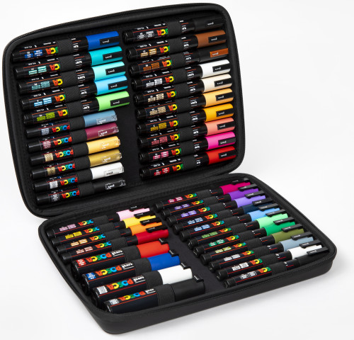 Marķieri ūdens bāzes UNI Posca penālī 40 krāsas