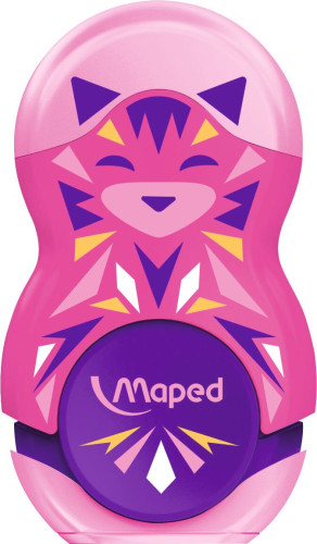 Zīmuļu asināmais 2d + dzēšgumija MAPED Mini Cute Loopy A