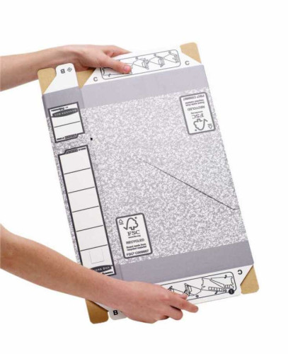 Arhīva bokss FELLOWES 78*311*258mm pelēkbalts