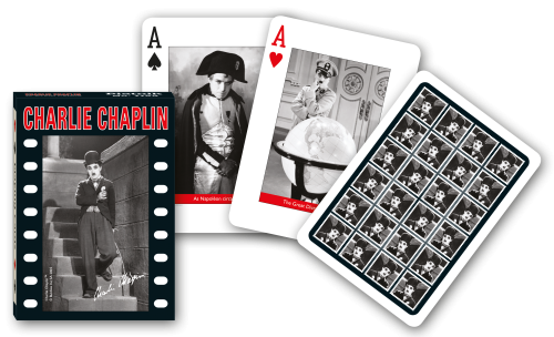 Kārtis PIATNIK 88.9*63.5mm 55 gab. ''Charlie Chaplin'' 1159 A*