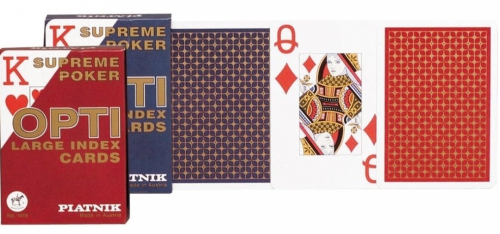 Kārtis PIATNIK 88.9*63.5mm 55gab. ''Opti Poker'' 1419 (s)