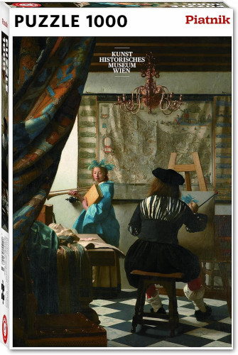 Puzzle PIATNIK 1000 daļas "A Vermeer - Die Malkunst"