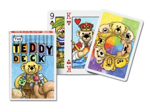 Kārtis PIATNIK 88.9*57.15mm 55 gab. ''The Teddy deck'' 1160
