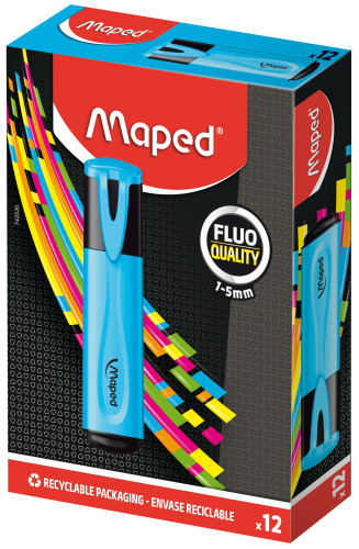 Teksta marķieris MAPED Fluo zils