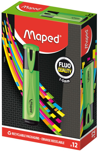 Teksta marķieris MAPED Fluo zaļš