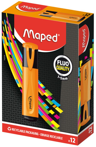 Teksta marķieris MAPED Fluo oranžs