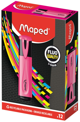 Teksta marķieris MAPED Fluo rozā