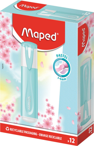 Teksta marķieris MAPED Pastel, zils
