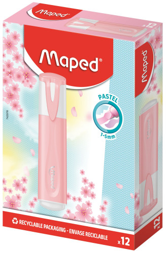 Teksta marķieris MAPED Pastel, rozā