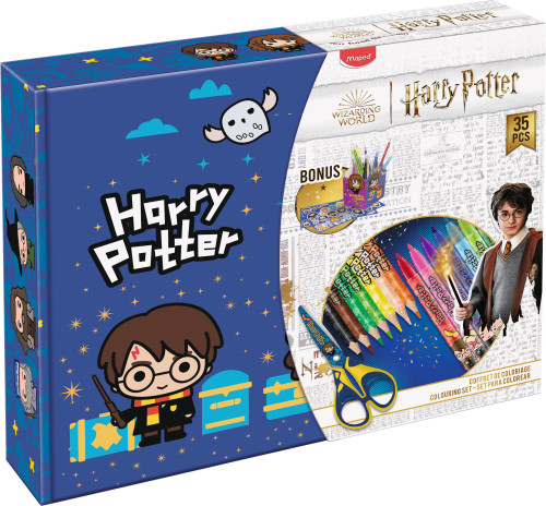 Komplekts MAPED "Harry Potter" 35 priekšmeti + uzlīmes