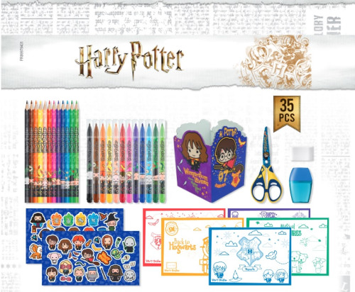 Komplekts MAPED "Harry Potter" 35 priekšmeti + uzlīmes