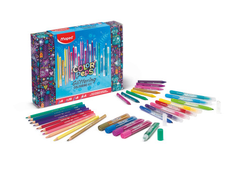 Komplekts izkrāsošanai MAPED Color'Peps 'Glittering'