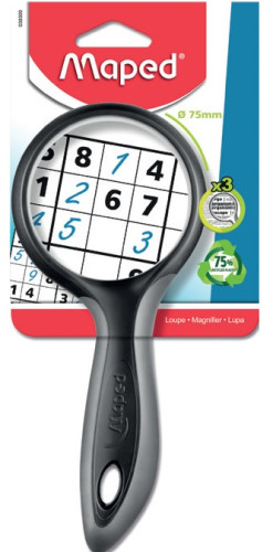 Palielināmais stikls MAPED  3X d=75mm