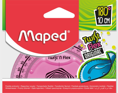 Transporteris MAPED Twist`n Flex 180/100mm PP maisiņā