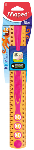 Lineāls MAPED Kidy'Grip abpusējs 30cm