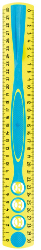 Lineāls MAPED Kidy'Grip abpusējs 30cm