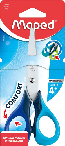 Šķēres MAPED Sensoft 13cm blisterī