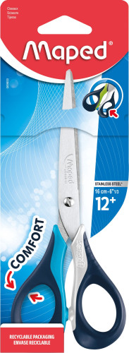 Šķēres MAPED Sensoft 16cm blisterī
