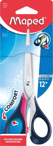 Šķēres MAPED Sensoft 16cm blisterī