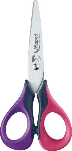 Šķēres MAPED Sensoft 13cm kreiļu blisterī