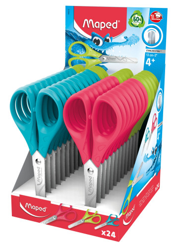 Šķēres MAPED Essentials 13cm, kartona displejā