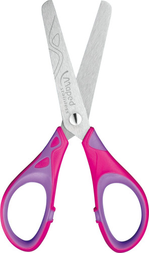 Šķēres MAPED Essentials Pulse Soft 13cm, kartona displejā