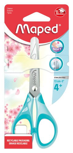 Šķēres MAPED Essentials Pulse Soft Pastel 13cm blisterī