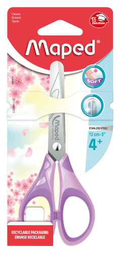 Šķēres MAPED Essentials Pulse Soft Pastel 13cm blisterī
