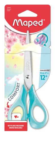 Šķēres MAPED Sensoft 16cm Pastel, blisterī