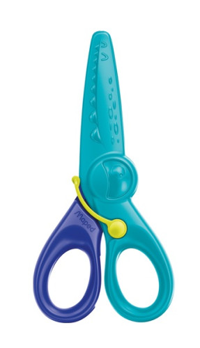Šķēres MAPED KidiPulse 12cm kartona blisterī 3+