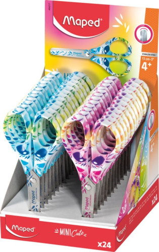 Šķēres MAPED "Mini Cute" 13cm, kartona displejā
