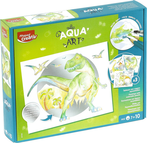 MAPED Creativ krāsošanas komplekts  Aqua Art "Dinozaurs" 7+