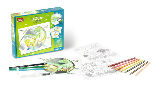 MAPED Creativ krāsošanas komplekts  Aqua Art "Dinozaurs" 7+