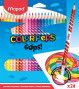 Zīmuļkrāsas MAPED ar dzēšgumiju "Color`Peps Oops" 24 krāsas