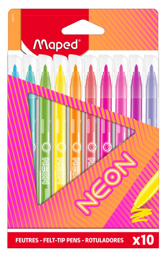 Flomāsteri MAPED "Neon" 2.8mm 10 krāsas