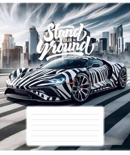 Burtnīca 12lp 170*203mm 60g/m2 # ''Stand your grand" 3500