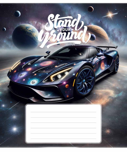 Burtnīca 12lp 170*203mm 60g/m2 # ''Stand your grand" 3500