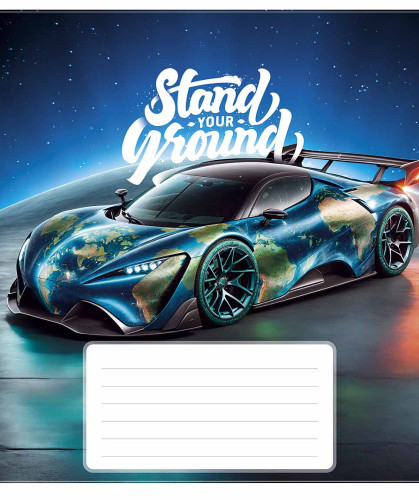 Burtnīca 12lp 170*203mm 60g/m2 # ''Stand your grand" 3500