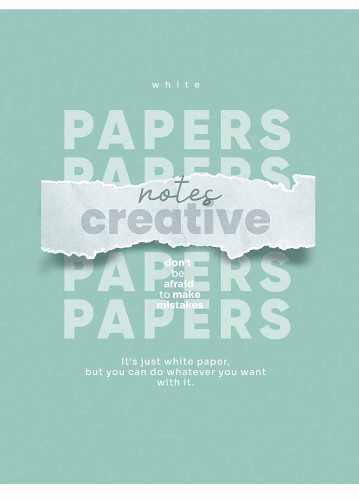 Klade mīksts vāks A5 80lp # glancēts lamināts ''Notes creative'' 05251