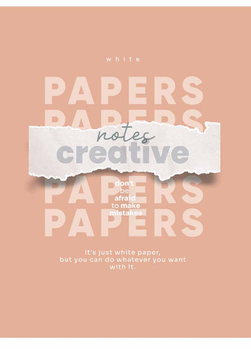 Klade mīksts vāks A5 80lp # glancēts lamināts ''Notes creative'' 05251