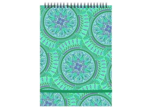 Bloknots ar spirāli Kaleidoscope A4 120lp # PP vāks