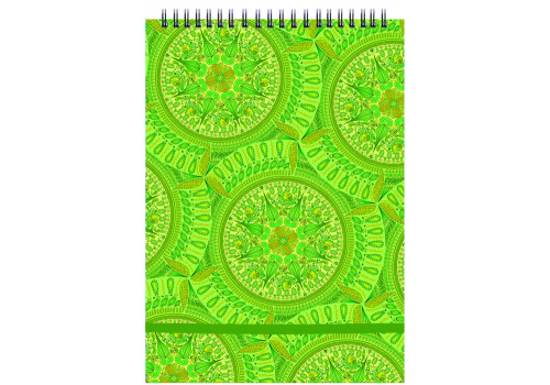 Bloknots ar spirāli Kaleidoscope A4 120lp # PP vāks