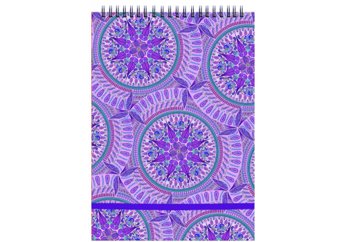 Bloknots ar spirāli Kaleidoscope A4 120lp # PP vāks