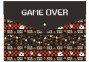 Mape-aploksne ar spiedpogu A5 PP 180µm "Game over" 32013-02