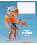 Burtnīca 12lp 170*203mm 60g/m2 # UV laka ''We can be best friend'' 3461
