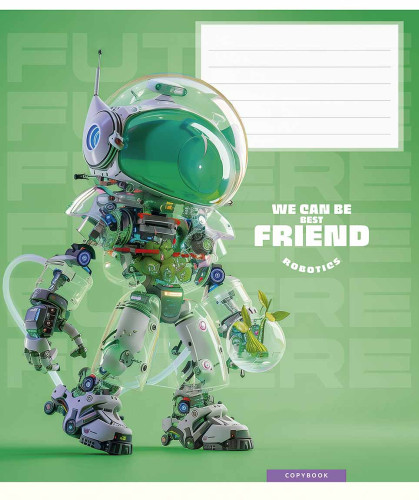 Burtnīca 12lp 170*203mm 60g/m2 # UV laka ''We can be best friend'' 3461