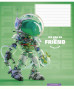 Burtnīca 12lp 170*203mm 60g/m2 # UV laka ''We can be best friend'' 3461